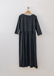 Neirami Winter Cotton Dress in Ardesia