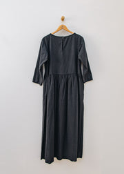 Neirami Winter Cotton Dress in Ardesia