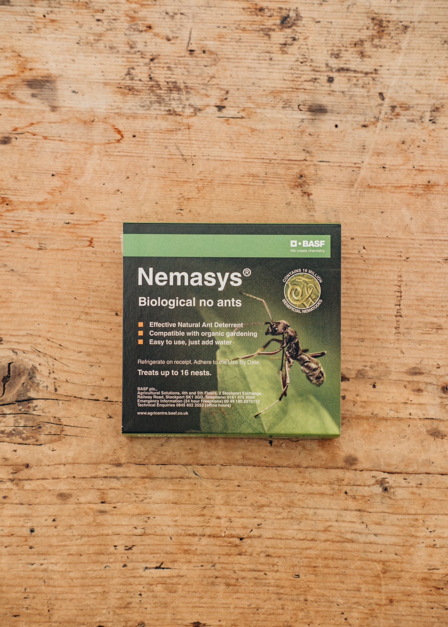 Nematodes Nemasys No Ants, 16 nests