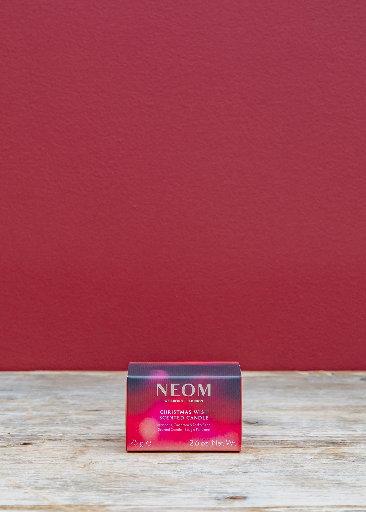 Neom Christmas Wish Travel Candle, 75g