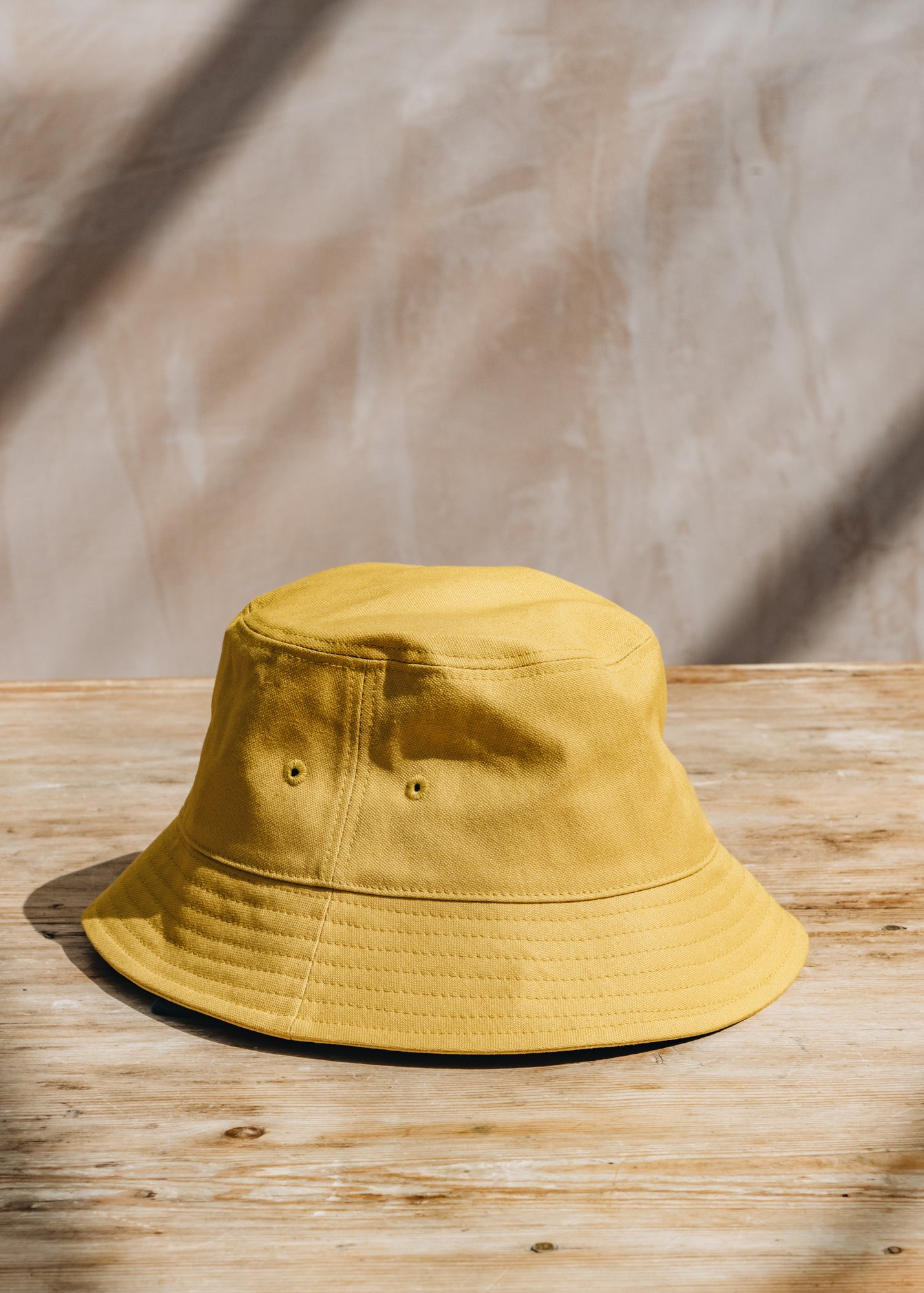 Niwaki Hiyoke Bucket Hat in Karashi Yellow