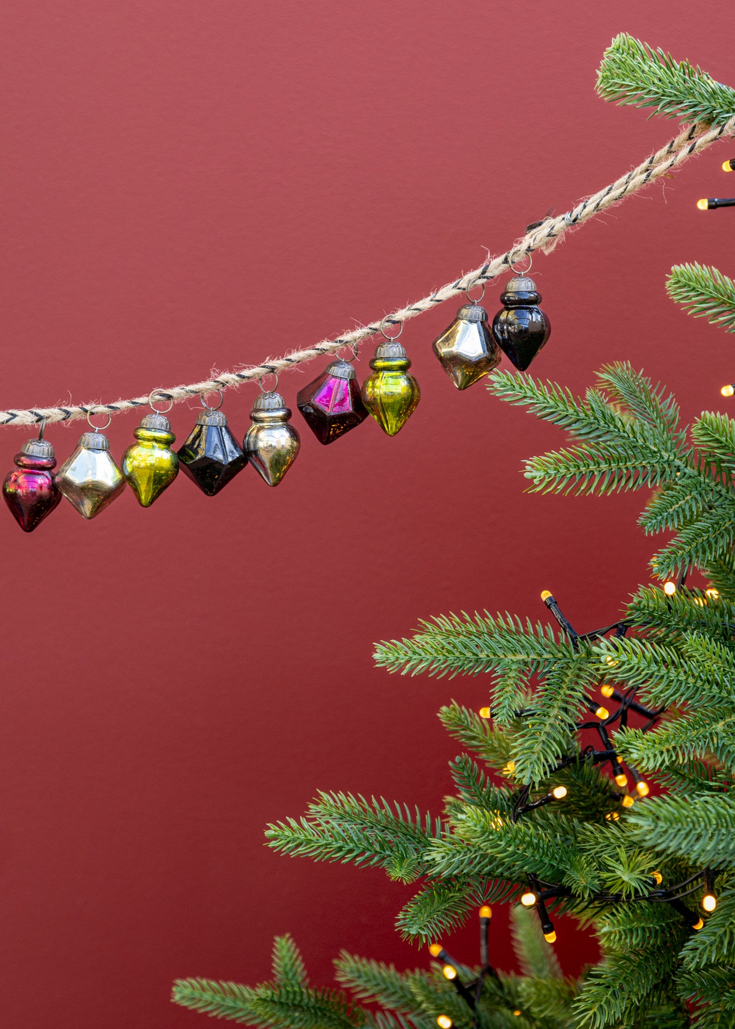 Ekiti Bauble Garland in Mixed Colours