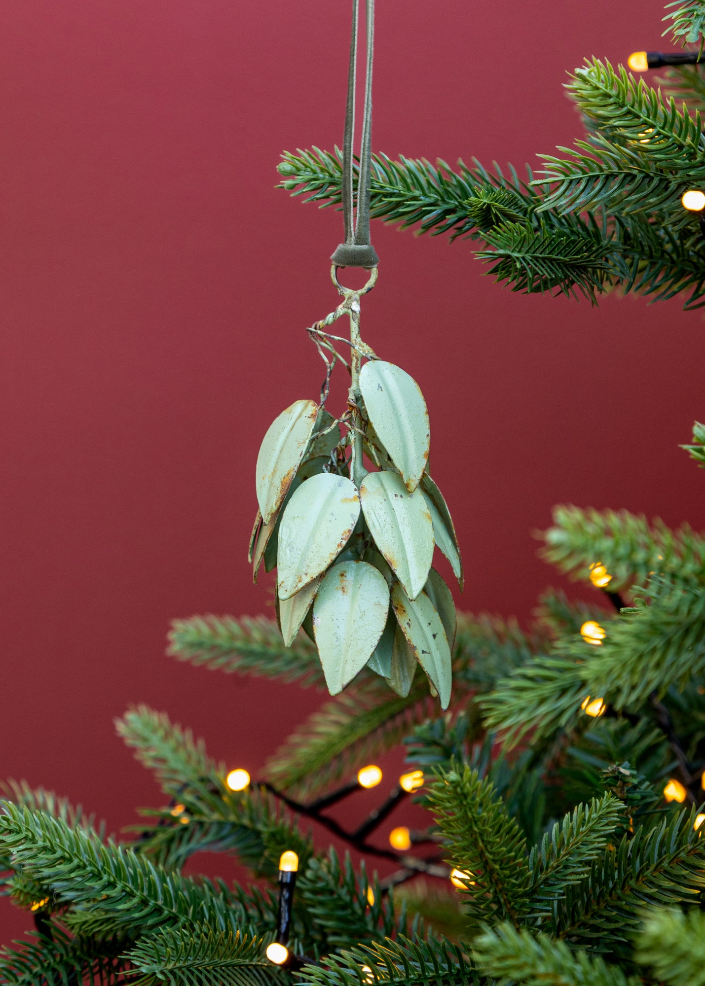 Geeti Ornament in Soft Green