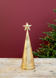 Large Talna Tree Bell in Antique Brass