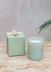 Noble Isle Candle in Greenhouse
