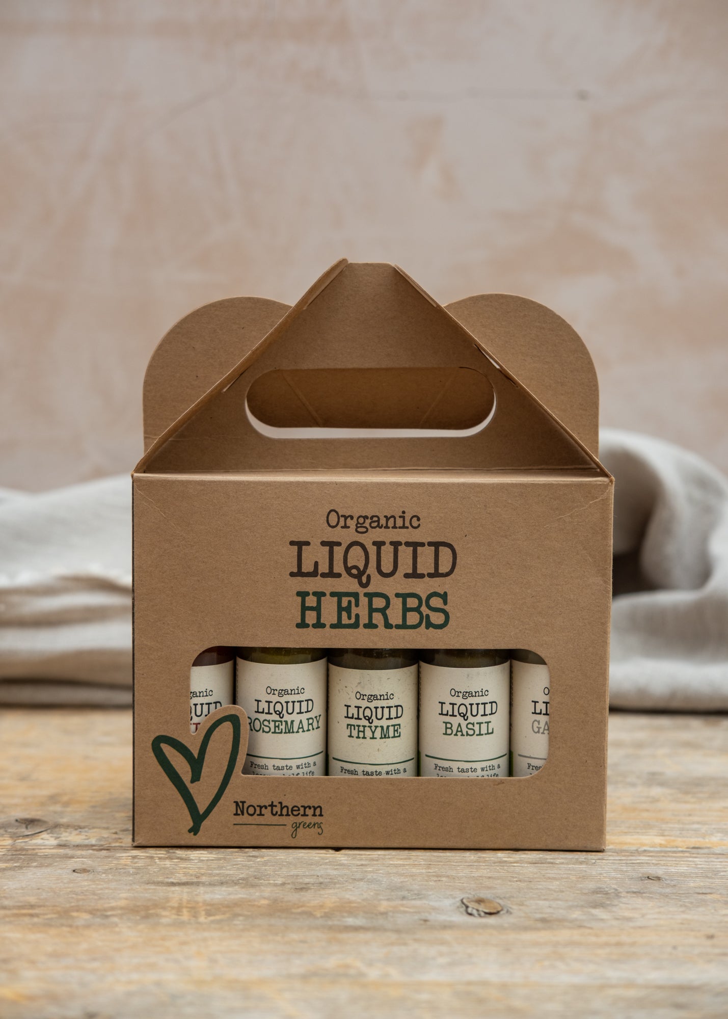 Northern Greens Liquid Herb Gift Set, ten bottles