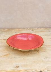 August and Piers Mediterraneo Soup Plate in Red