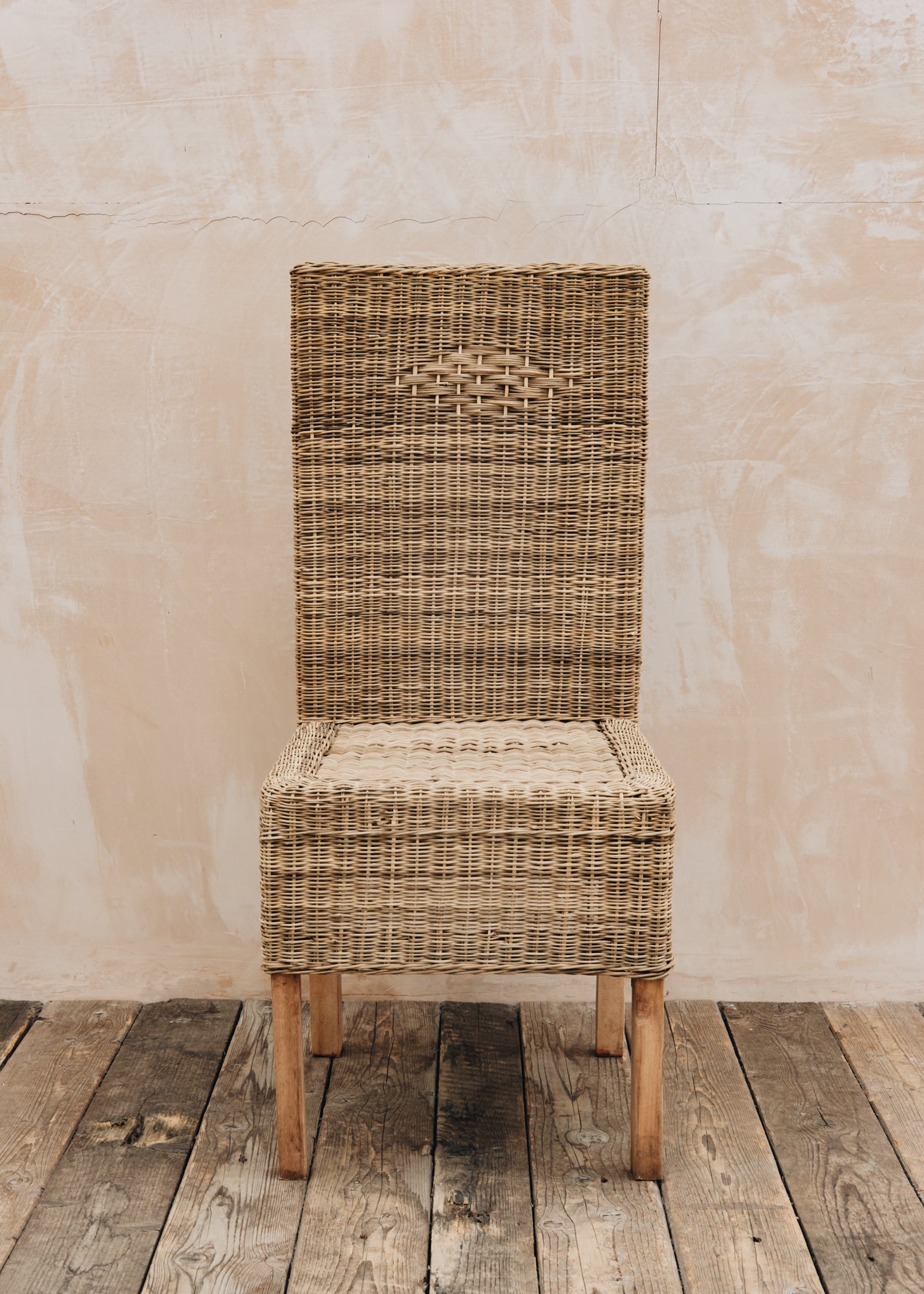Nzuri Closed Weave Cane Dining Chair