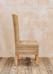 Cane Indoor Furniture Nzuri Closed Weave Cane Dining Chair