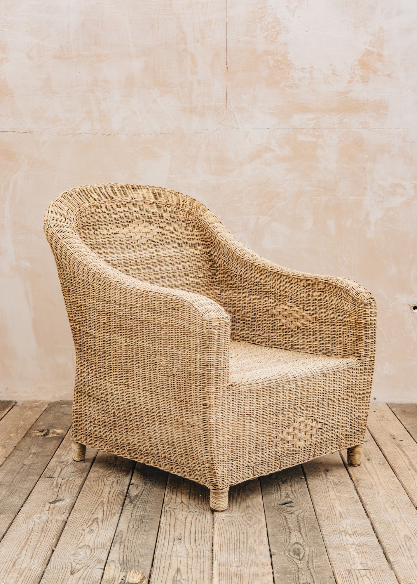 Cane Indoor Furniture Nzuri Relaxed Cane One Seater Sofa