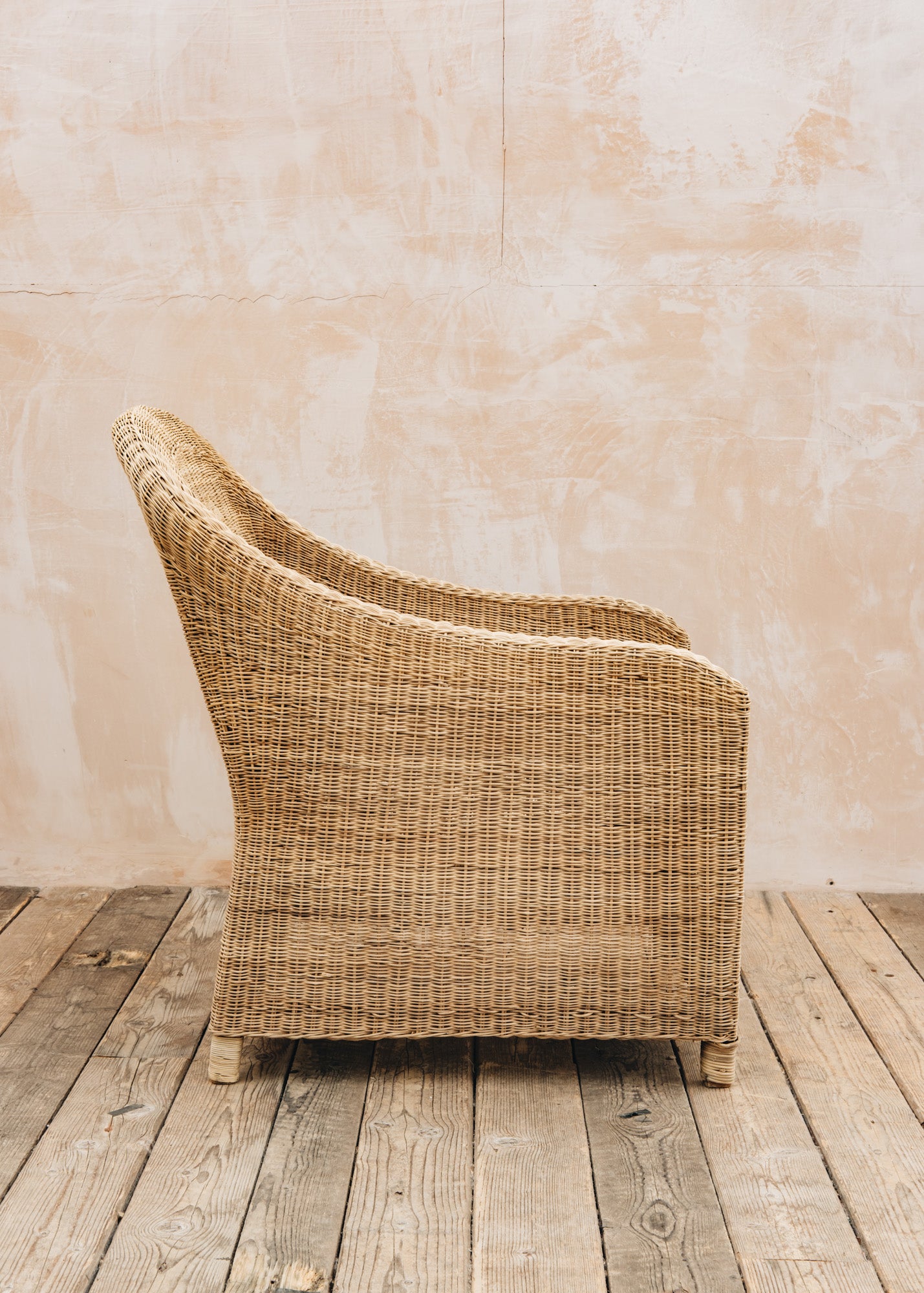 Cane Indoor Furniture Nzuri Relaxed Cane One Seater Sofa