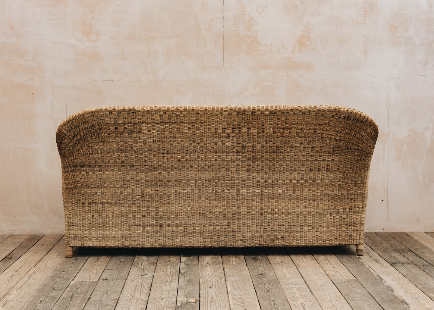 Cane Indoor Furniture Nzuri Relaxed Cane Three Seater Sofa