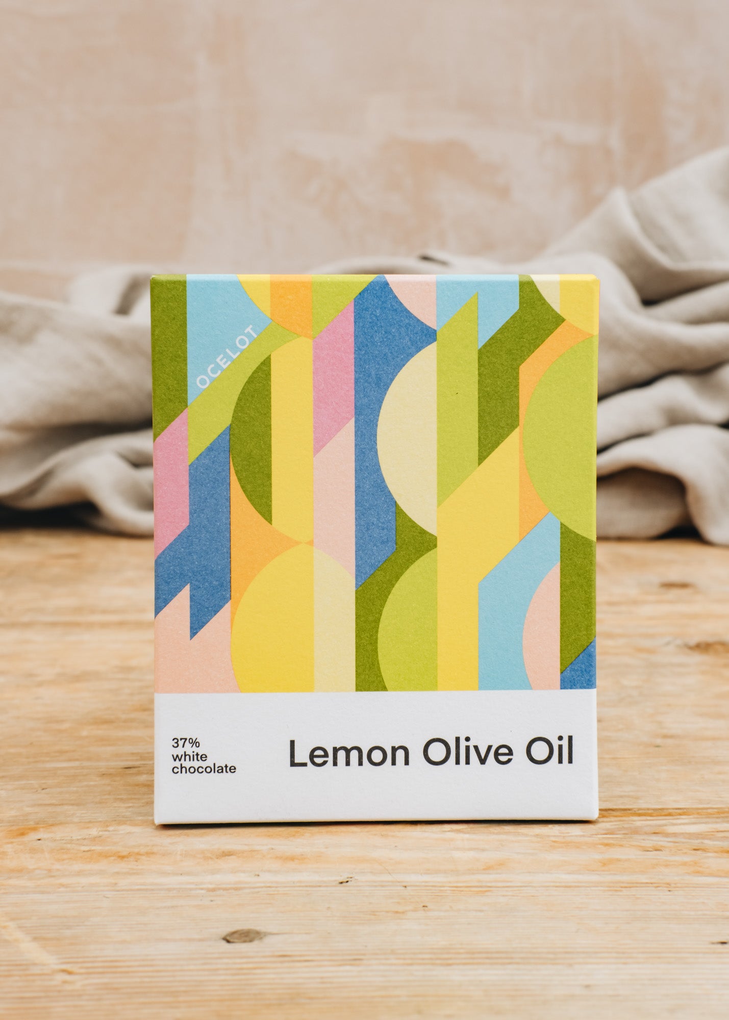 Natalini Ocelot Lemon Olive Oil White Chocolate