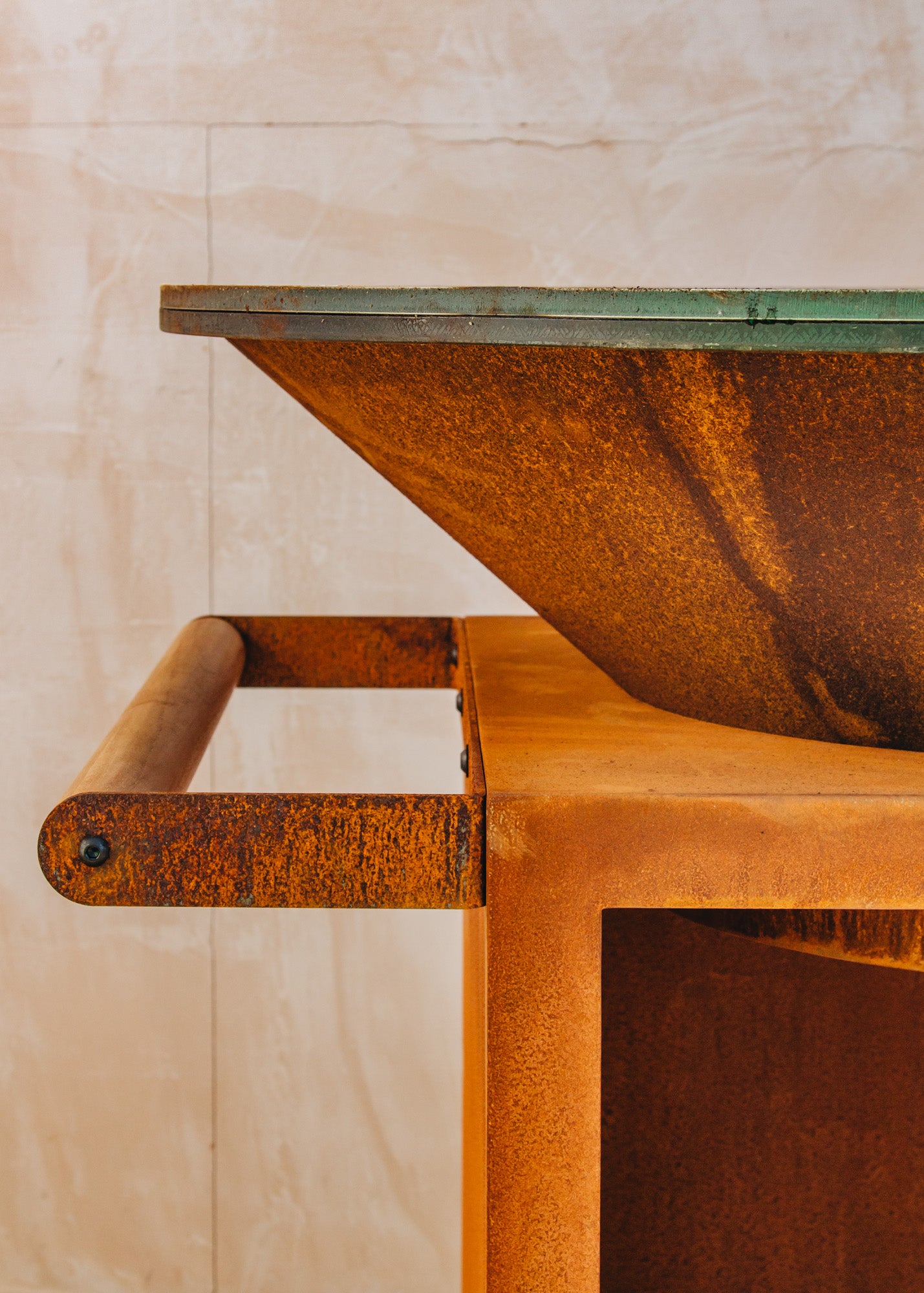 OFYR Pro 100 Grill Corten Steel Storage Island