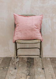 Old Rose Linen Cushion