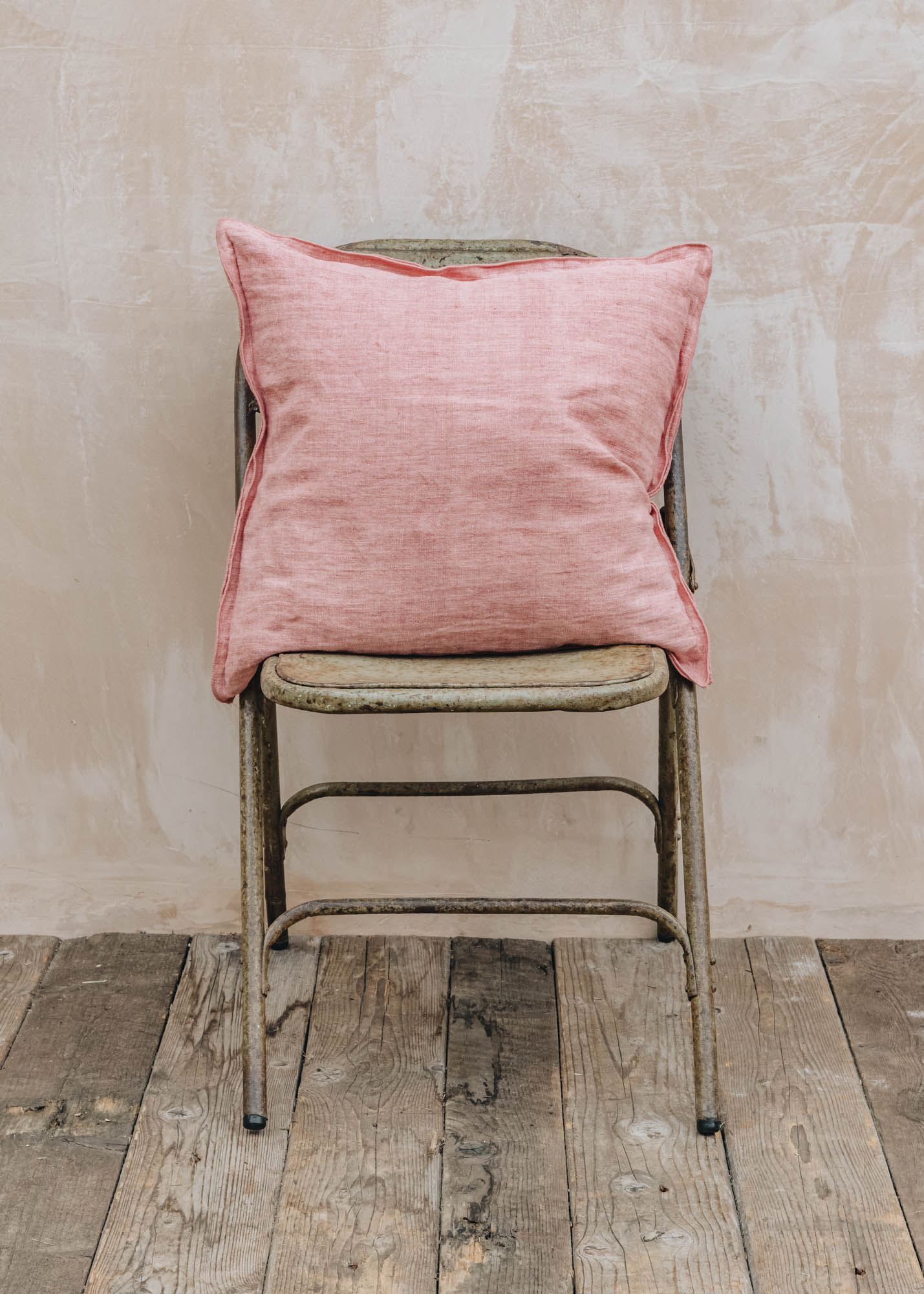 Bungalow Old Rose Linen Cushion
