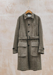Oliver Spencer Grandpa Coat in Whittaker Beige