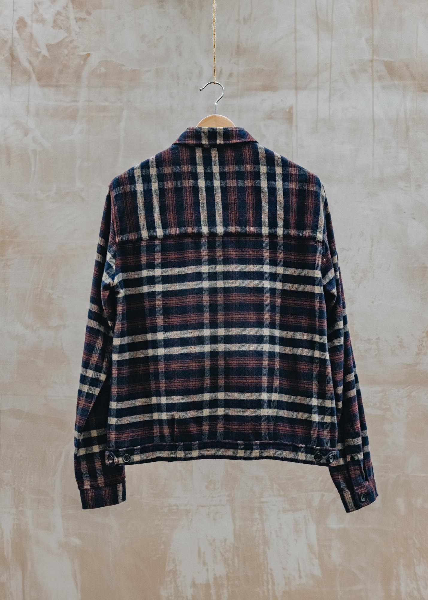 Oliver Spencer Milford Jacket in Becker Navy and Beige