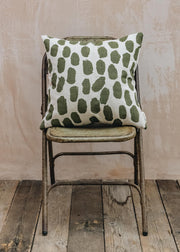 Fine Little Day Olive Dots Cushion