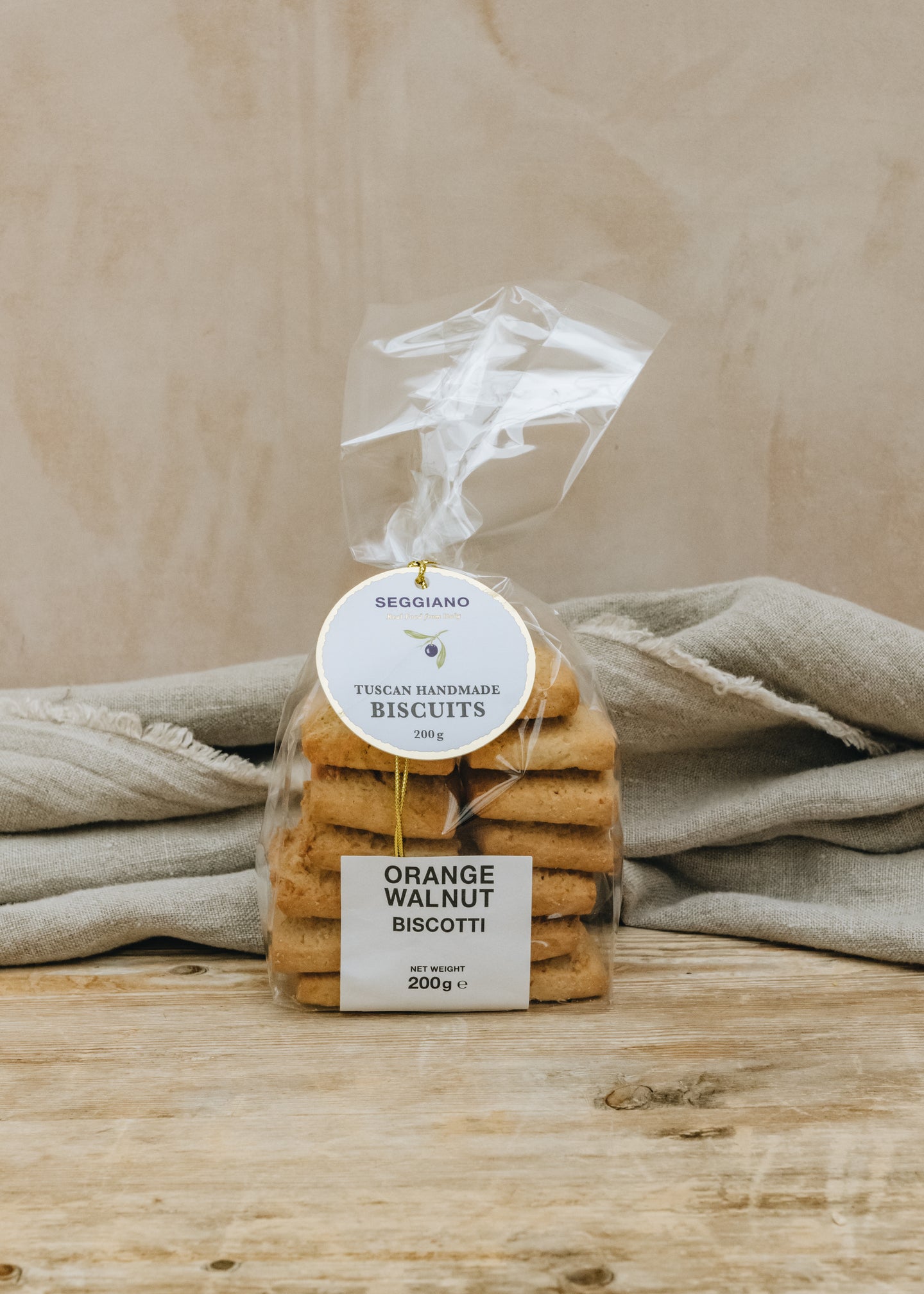 Meurisse Seggiano Orange and Walnut Biscotti
