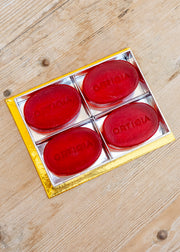 Ortigia Melograno Bar Soap, pack of four