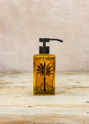 Ortigia Ambra Nera Liquid Soap in Glass Bottle, 275ml