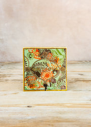Ortigia Fico d'India Glass Plate and Soap Set