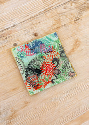 Ortigia Fico d'India Glass Plate and Soap Set