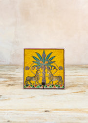 Ortigia Zagara Glass Plate and Soap Set