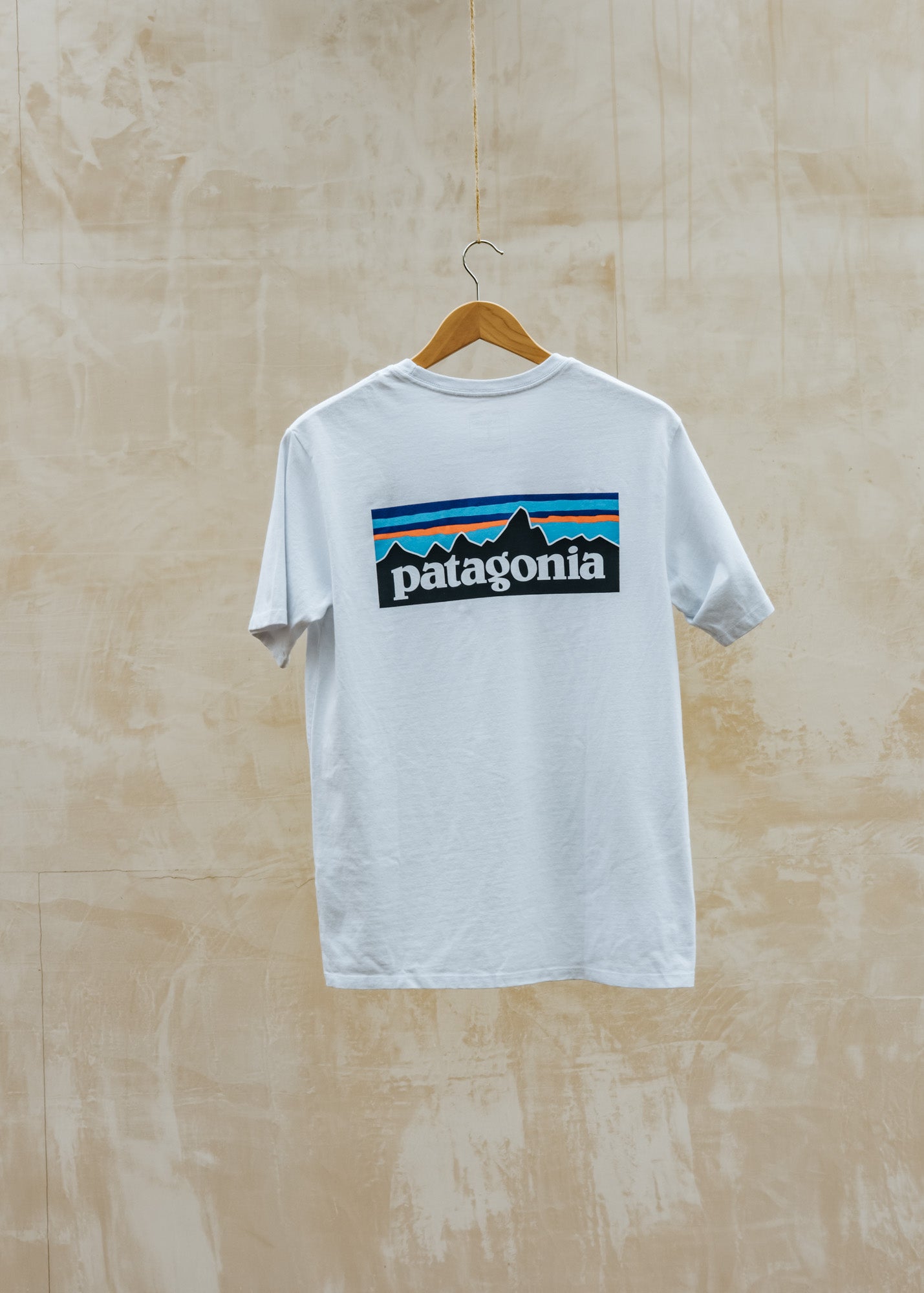 Patagonia P-6 Logo T-Shirt in White