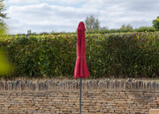 Bramblecrest Shanghai Aluminium Tilt Parasol in Red, 2.7m