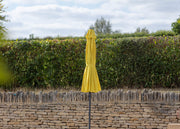 Bramblecrest Shanghai Aluminium Centre Pole Tilt Parasol in Lemon, 2.7m