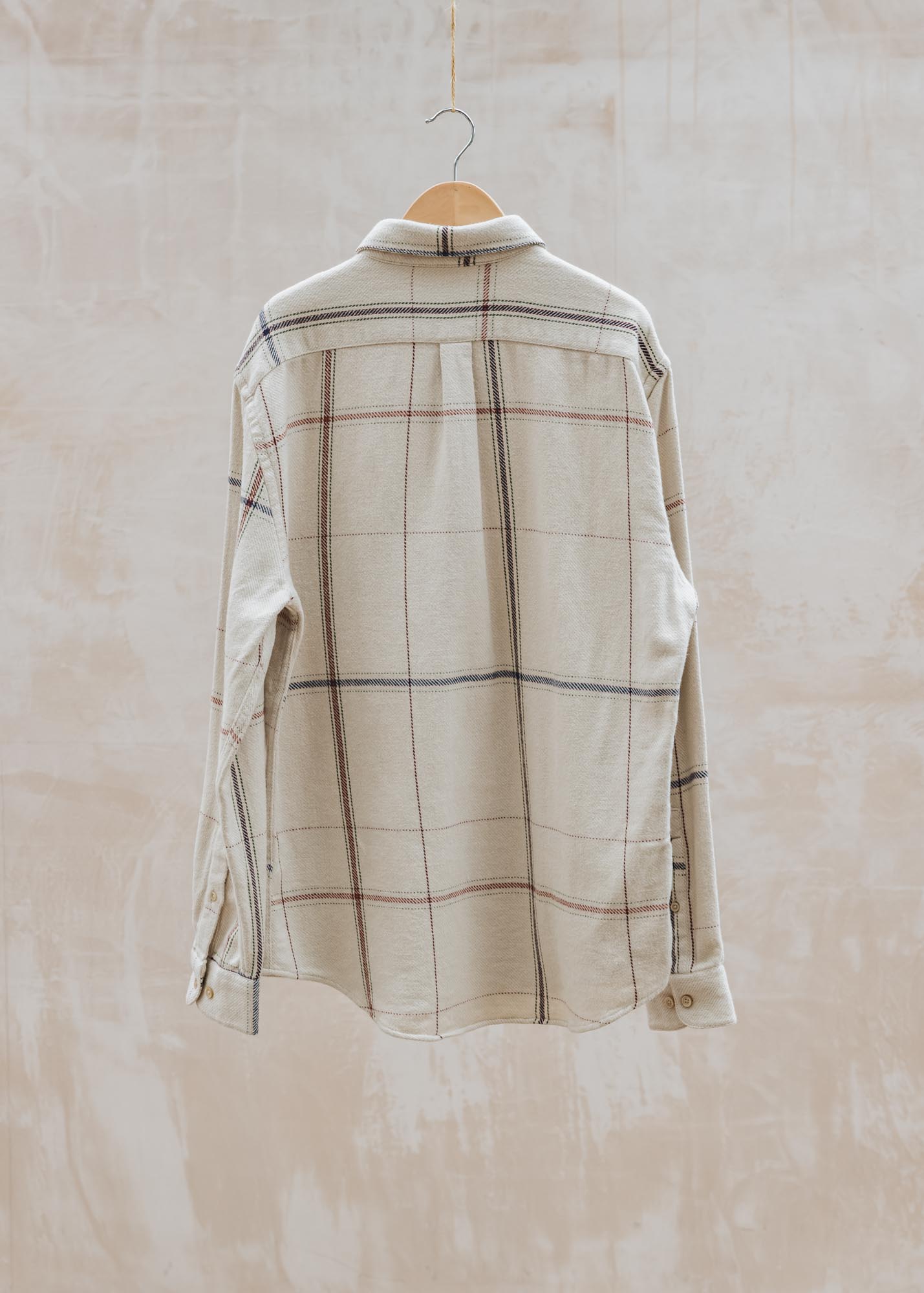 Portuguese Flannel Torso Shirt in Ecru