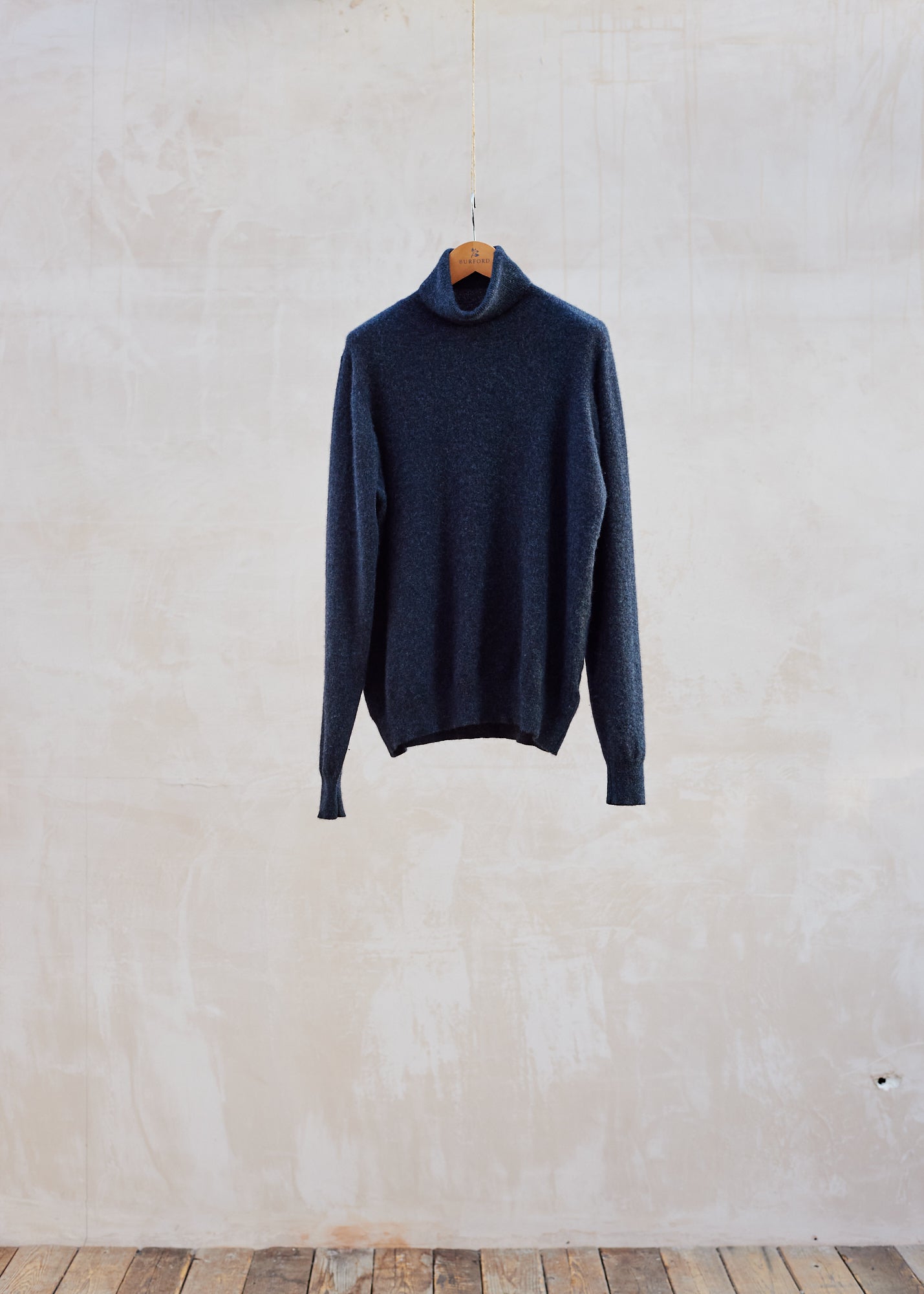Kenny Ryder Pringle 100% Thick Cashmere Roll Neck - M