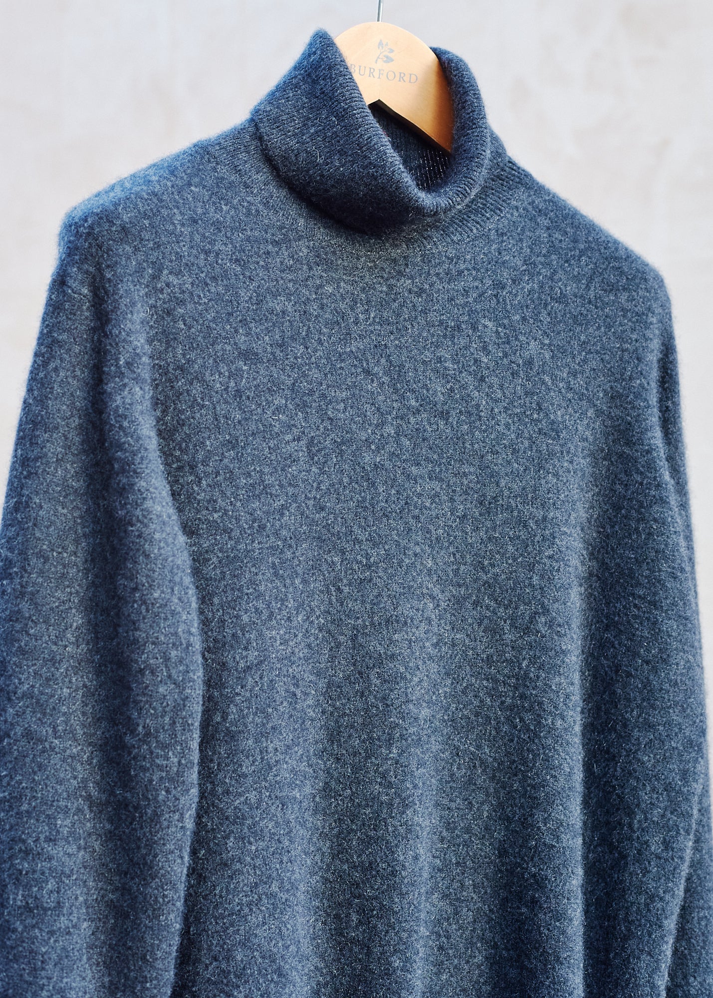Kenny Ryder Pringle 100% Thick Cashmere Roll Neck - M