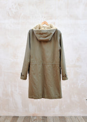 Paul Smith Green Long & Warm Lined Cotton Parka  - M