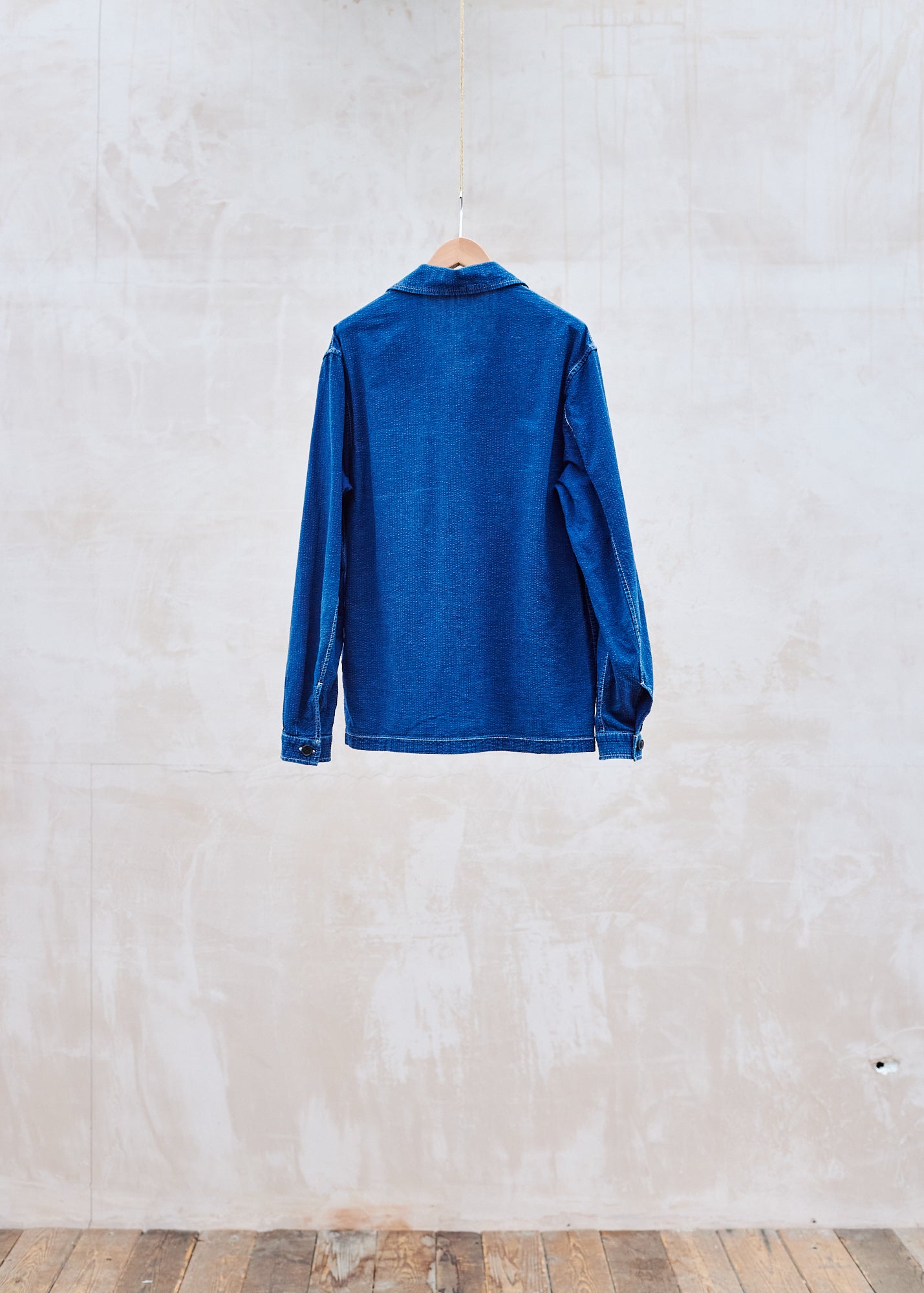 Kenny Ryder Paul Smith Denim Seersucker Chore Jacket - S