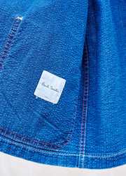 Kenny Ryder Paul Smith Denim Seersucker Chore Jacket - S