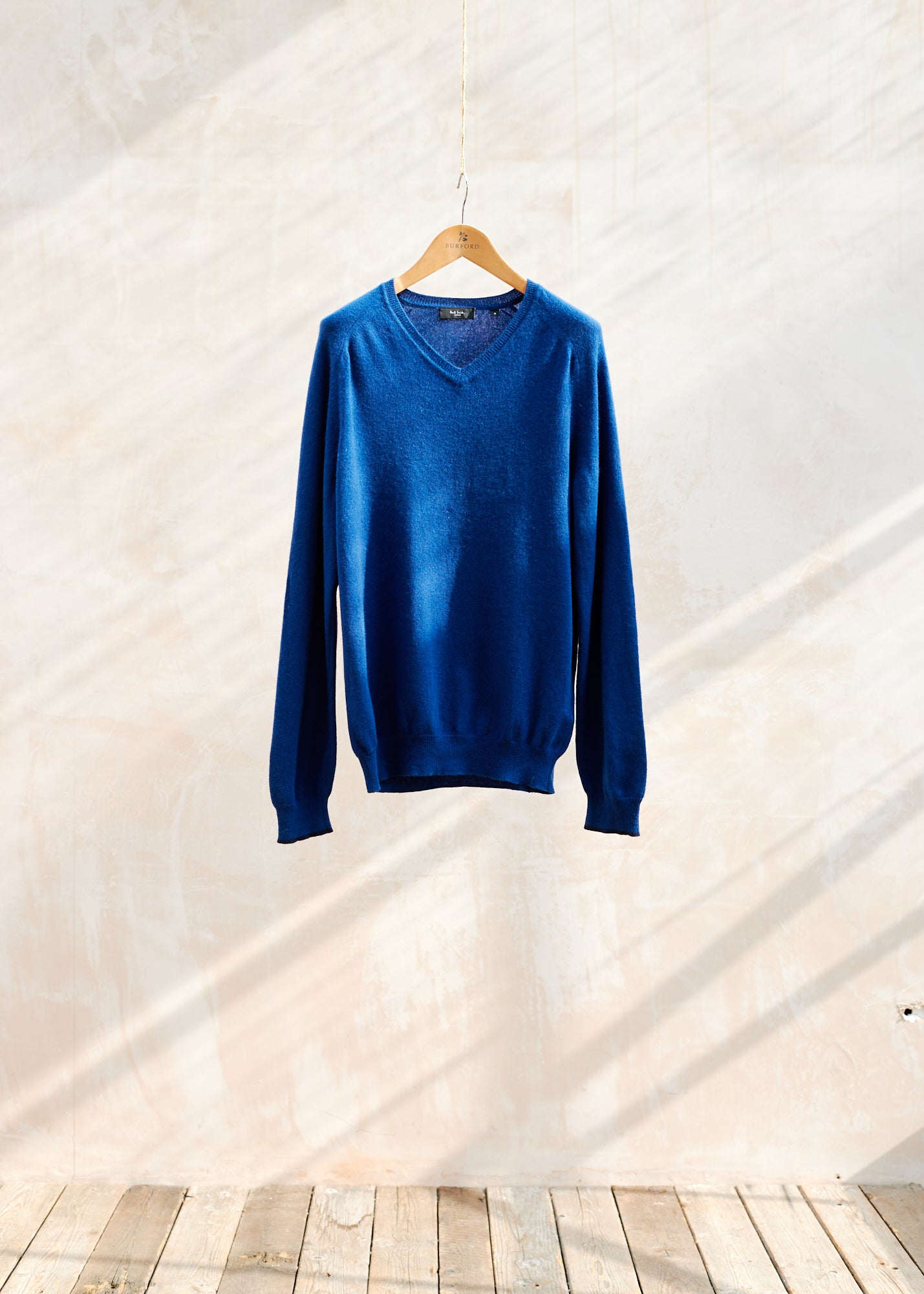 Paul Smith 100% Cashmere Navy V-Neck