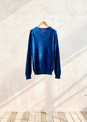 Paul Smith 100% Cashmere Navy V-Neck