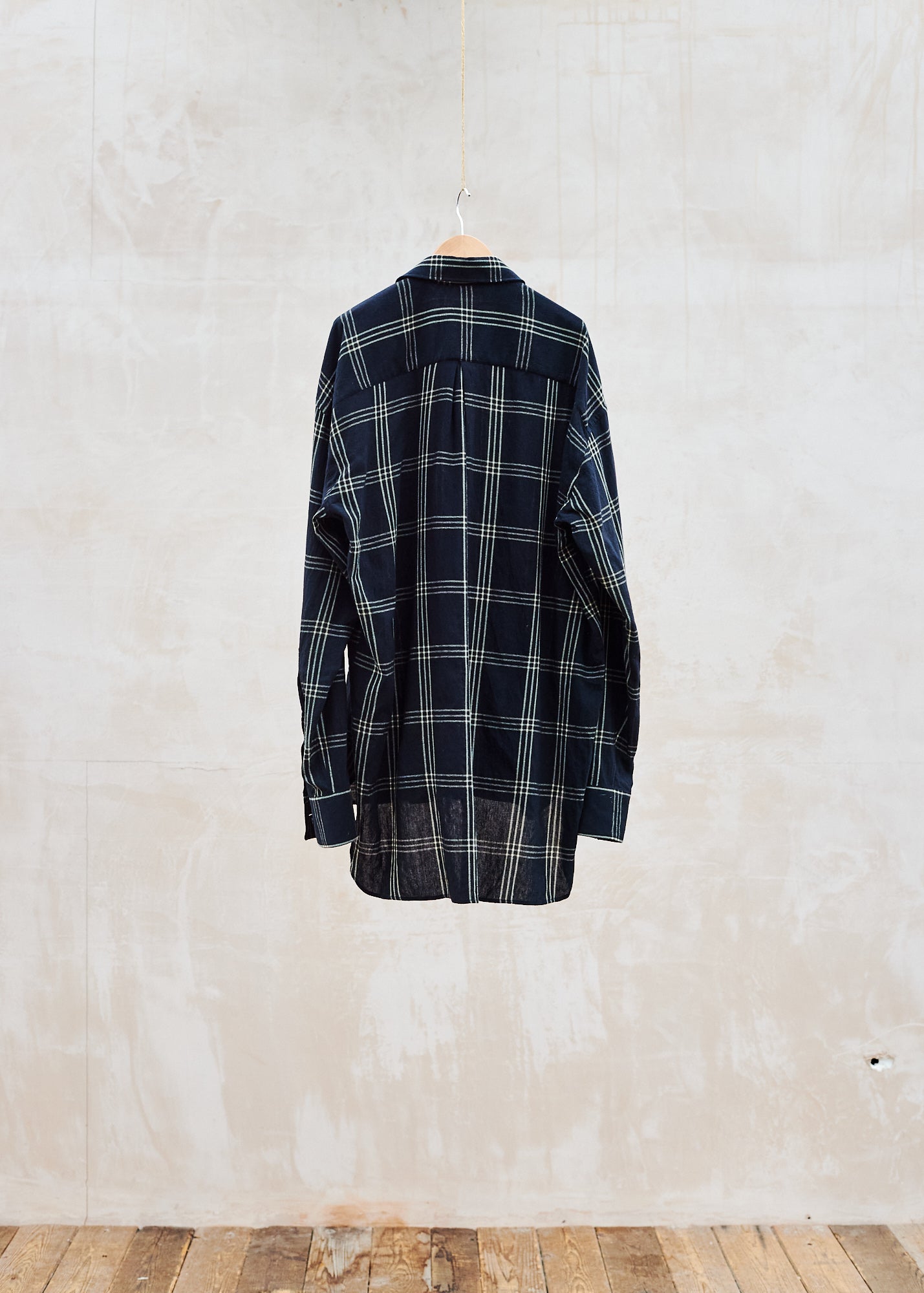 Kenny Ryder Paul Smith Oversized Checked Wool/Cotton Shirt - L