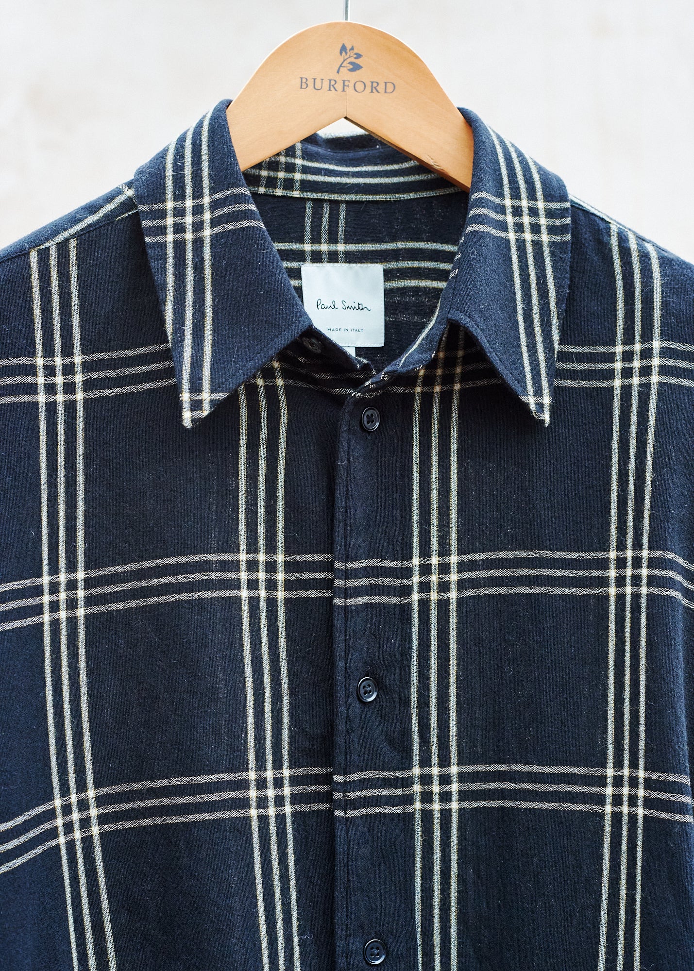 Kenny Ryder Paul Smith Oversized Checked Wool/Cotton Shirt - L
