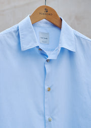 Kenny Ryder Paul Smith Light Blue Gingham Cotton Shirt - Xl
