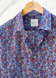 Paul Smith Floral Patterned Cotton Shirt - L