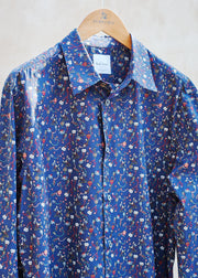 Kenny Ryder Paul Smith Flower Patterned Cotton Shirt/ L