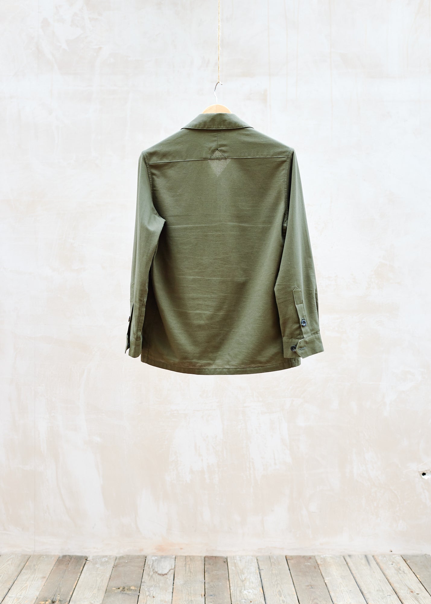 Private White V.C. LW Tough Green Cotton Shirt Jacket 