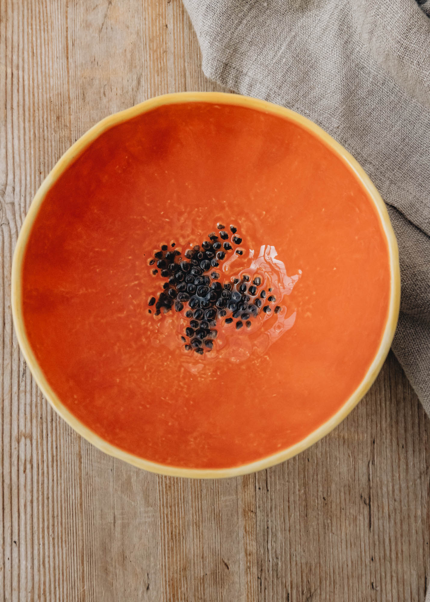 Bordallo Pinheiro Bordallo Pinheiro Papaya Tropical Fruit Bowl