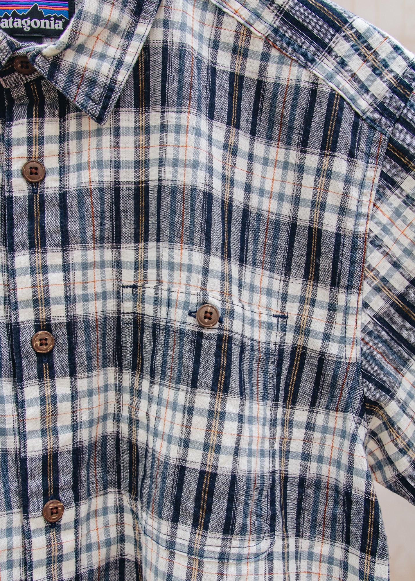 Patagonia Back Step Shirt in Sunlight New Navy