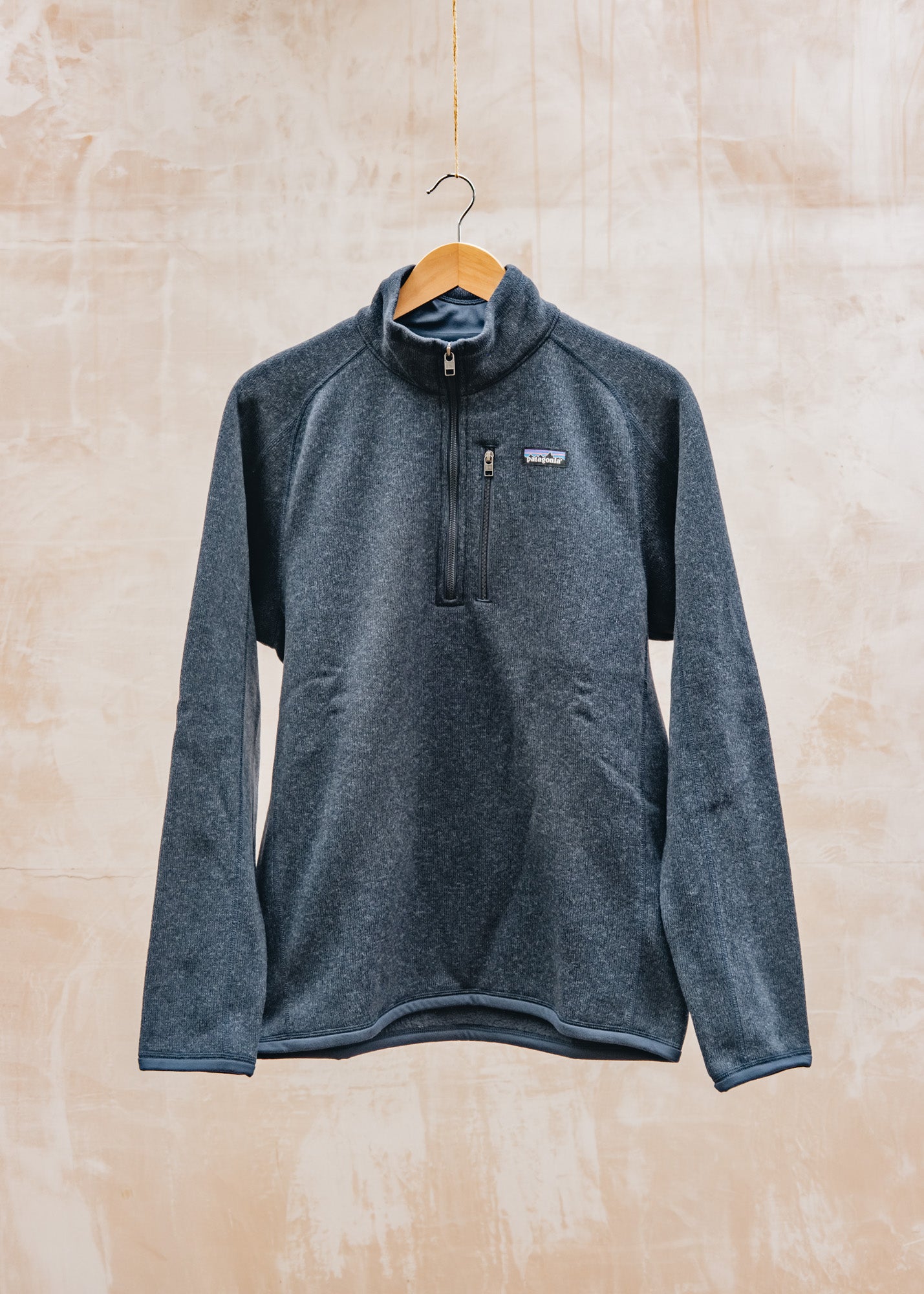 John Smedley Better Sweater 1/4 Zip in New Navy