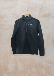 Better Sweater 1/4 Zip in Black